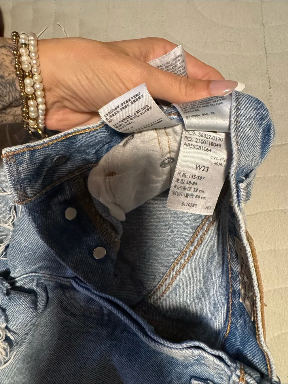 Levis light blue